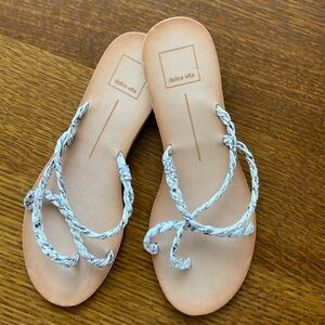 dolce vita size 8.5 leather sandals 1/2” leather heels